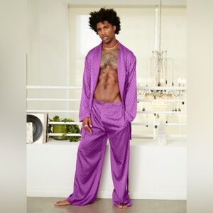 SAVAGE X FENTY SATIN JACQUARD pants pajamas